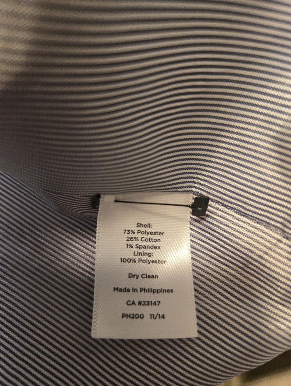 Talbots Red Textured Double-Breasted Pea Coat - Picture 10 of 10